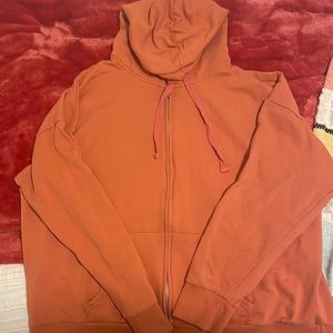 dusty pink oversized hoodie